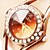 voordelige Trendy Horloge-Dames Modieus horloge Armbandhorloge Kwarts Brons Hol Gegraveerd Analoog Elegant Glitter Bangle - Gouden