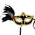 billige tilbehør-Maske Cosplay Festival/Højtider Halloween Kostumer Sort / Gul Trykt mønster Maske Halloween / Karneval / Nytår Unisex PVC