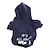 voordelige Hondenkleding-Hond Hoodies Letter &amp; Nummer Modieus Winter Hondenkleding Puppy kleding Hondenoutfits Blauw Kostuum voor Girl and Boy Dog Katoen XS S M L