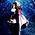 preiswerte Videospiel-Kostüme-Inspiriert von Vocaloid Haku Video Spiel Cosplay Kostüme Cosplay Kostüme Ärmellos Krawatte Weste Kleid Ärmel