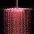 levne LED sprchové hlavice-Moderní Dešťová sprcha Broušený vlastnost - Déšť / LED, Sprchová hlavice / Nerez / Stropní / #