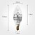 cheap Light Bulbs-3 W LED Candle Lights 250-350 lm E14 C35 3 LED Beads High Power LED Christmas Wedding Decoration Natural White 220-240 V 110-130 V