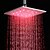 cheap Shower Heads-10 inch Brass Shower Head with Color Changing LED Light
