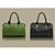 cheap Handbag &amp; Totes-Women&#039;s Vintage PU Leather Contrast Color Tote/Crossbody Bag