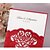 preiswerte Hochzeitseinladungen-Hülle &amp; Taschenformat Hochzeits-Einladungen Einladungskarten Klassicher Stil Kunstpapier 21.5*11.5 cm