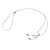 cheap Necklaces-Rhinestone Note Shaped Necklace