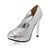 baratos Sapatos de mulher-Wedding Shoes - Saltos - Saltos / Peep Toe - Preto / Prateado / Dourado - Feminino - Casamento