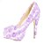 abordables Escarpins femme-Pompes Satin Stiletto talon avec des chaussures de satin fleur de mariage (plus de couleurs)