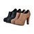 cheap Women&#039;s Shoes-Gorgeous Leatherette Chunky Heel Ankle Boots With Zipper Party / Evening Shoes(More Colors)
