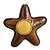 cheap Dog Toys-All Cow Leather Big Spot Pattern Starfish Style Squeaking Toys