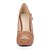 baratos Sapatos de mulher-Lindo couro Stiletto Peep Toe Heel Com Zipper Partido / sapatas da noite (mais cores)