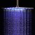 abordables Cabezales de ducha LED-Moderno Ducha lluvia Cepillado Característica - Efecto lluvia / LED, Alcachofa de la ducha / Acero inoxidable / Montaje en el techo / #