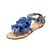 levne Dámské sandály-Sandály - Koženka - Pohodlné - Dámská obuv - Modrá / Růžová / Slonovinová - Běžné - Plochá podrážka