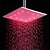 voordelige Led-douchekopppen-Hedendaagse Regendouche Chroom Kenmerk - Regenval / LED, Douchekop