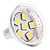 cheap Light Bulbs-1 W 100 lm GU4(MR11) LED Spotlight MR11 6 LED Beads SMD 5050 Warm White / Cold White 12 V