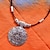 levne Módní náhrdelníky-kůže tibetské stříbro náhrdelník (délka: 40 cm)