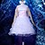 abordables Disfraces de videojuegos-Inspirado por Vocaloid Kagamine Rin Vídeo Juego Disfraces de cosplay Trajes Cosplay Vestidos Retazos Sin Mangas Vestido Tocados Alas Cinta