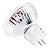 cheap Light Bulbs-1 W 100 lm GU4(MR11) LED Spotlight MR11 6 LED Beads SMD 5050 Warm White / Cold White 12 V