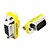 billige Andre reservedele-VGA 15pin Mand til Kvinde Adapter (Silver &amp; Yellow, 2 PCS)