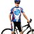 Недорогие Мужская велосипедная одежда-Муж. С короткими рукавами Велоспорт Наборы одежды, Быстровысыхающий, Дышащий