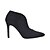 abordables Botas de mujer-Zapatos de mujer - Tacón Stiletto - Botas a la Moda - Botas - Casual / Oficina y Trabajo - Ante - Negro