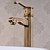 cheap Bathroom Sink Faucets-Bathroom Sink Faucet - Standard Antique Brass Vessel One Hole / Single Handle One HoleBath Taps