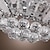 billige シーリングライト-3-Light 40 cm Crystal Flush Mount Lights Metal Anodized Electroplated Modern Contemporary 110-120V 220-240V