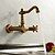 cheap Sprinkle® Kitchen Faucets-1279 Sprinkle® Kitchen Faucets - Antique / Traditional Antique Brass Waterfall Two Holes