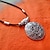 levne Módní náhrdelníky-kůže tibetské stříbro náhrdelník (délka: 40 cm)