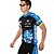 baratos Conjuntos de Roupa de Homem-inbike Men&#039;s Short Sleeves Cycling Jersey with Shorts - Black Bike Shorts Jersey Clothing Suits, Quick Dry, Breathable, Summer, Silicon