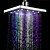 tanie Głowice prysznicowe LED-Nowoczesny Deszczownica Chrom Cecha - Opad deszczu / LED, Głowica prysznicowa / Nie / Strumień Wody