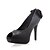 cheap Women&#039;s Shoes-Spring Summer Fall Platform Leatherette Dress Stiletto Heel Bowknot Sequin Black Gold