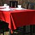 preiswerte Tischdecken-Solid Color Linen Table Cloth