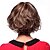 abordables Pelucas naturales de malla-Pelucas para mujeres Rizado Las pelucas del traje Pelucas de Cosplay