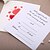 abordables Faire-parts mariage-Plis Fenêtre Faire-part mariage Cartes d&#039;invitation Style formel Papier nacre 13.2*13.2cm