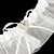 cheap Wedding Garters-Garter Satin / Tulle White
