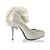 baratos Sapatos de Salto Alto de mulher-CARMINA - Scarpins para Casamento Salto Stiletto em Cetim em Couro Sintético