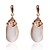 cheap Earrings-Charming Alloy Oval Opal Earrings