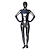 billige Zentai-drakter-Blanke Zentai-drakter Stuepike Kostumer Cosplay Andre Cosplay Modig Voksne Lasteks Skinnende Metallisk Cosplay-kostymer لون واحد Dame Halloween Karneval / # / # / # / # / #