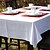 preiswerte Tischdecken-Solid Color Linen Table Cloth