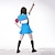 ieftine Anime Costume-Inspirat de Suzumiya Haruhi Haruhi Suzumiya Anime Costume Cosplay Japoneză Costume Cosplay Uniforme Școlare Peteci Manșon scurt Vârf Fustă Centură Pentru Pentru femei / Panglică / Panglică