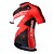 preiswerte Fahrradbekleidung damen-SPAKCT 100% Polyester Short Sleeve Atmungsaktiv / Schnell trocknend Men Radtrikot S13C04 (Red)