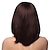 abordables Perruques sans bonnet-Capless moyen Droite 100% Human Hair Wigs avec 2 couleurs au choix