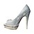 abordables Chaussures Femme-Mode similicuir Stiletto talon pompes peep toe avec strass fête / soirée chaussures