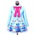 billige Anime-kostymer-Inspirert av PrettyCure Cosplay Anime  &quot;Cosplay-kostymer&quot; Cosplay Klær / Skoleuniformer Lapper Langermet Halsklut / Frakk / Genser Til Dame
