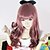 voordelige Halloween pruiken-Schattig Cosplaypruiken Dames 26 inch(es) Hittebestendige vezel Rood Anime pruik