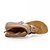 billige Damesko-Lær flat hæl sandaler med spenne / Glidelås Party / Evening Sko (Flere farger)