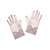 tanie Rękawiczki na przyjęcia-satynowe rękawiczki palców kwiat dziewczyna z kokardą i paciorki (więcej kolorów)