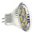 abordables Focos LED-2 W Focos LED 200 lm GU4(MR11) MR11 9 Cuentas LED SMD 5730 Blanco Cálido 12 V