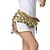 cheap Belly Dancewear-Performance Dancewear Velvet Leopard Printed with Coins Belly Dance Belts For Ladies
